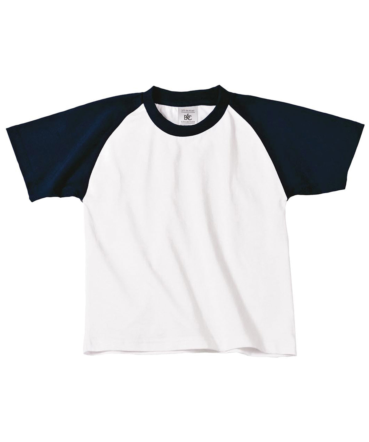 B&C Collection B&C Baseball /kids White/Navy