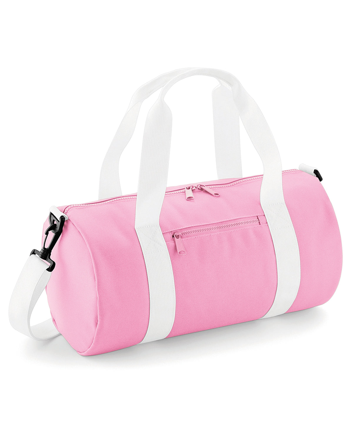 BagBase Mini barrel bag Classic Pink/White