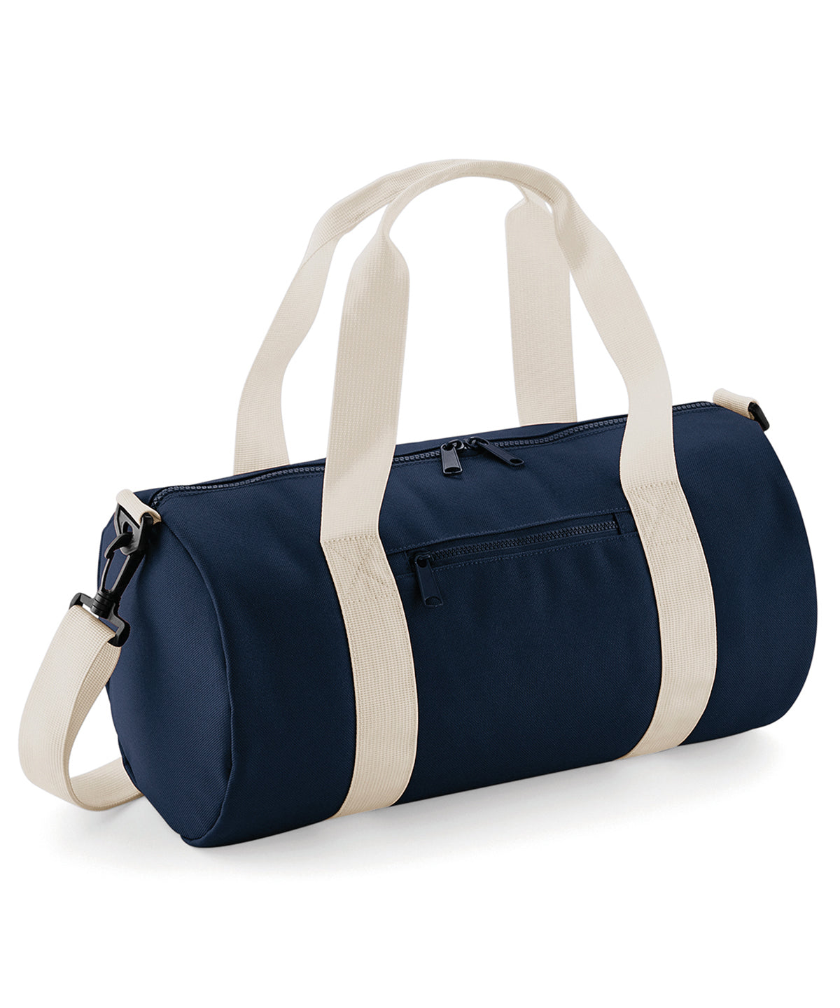 BagBase Mini barrel bag French Navy/Off White