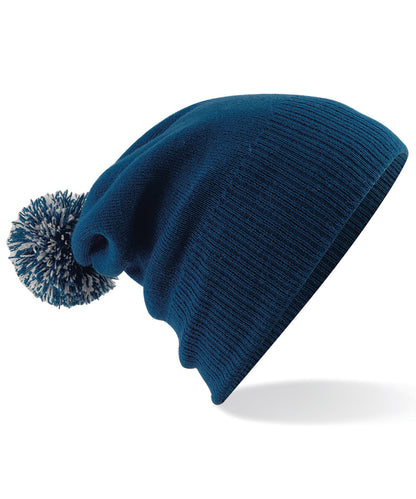 Beechfield Junior snowstar® beanie French Navy/Light Grey