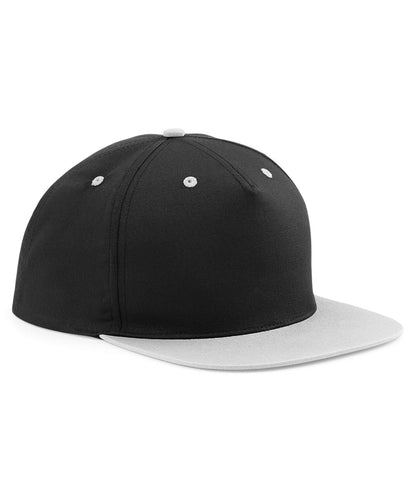 Beechfield 5-panel contrast snapback Black/Grey