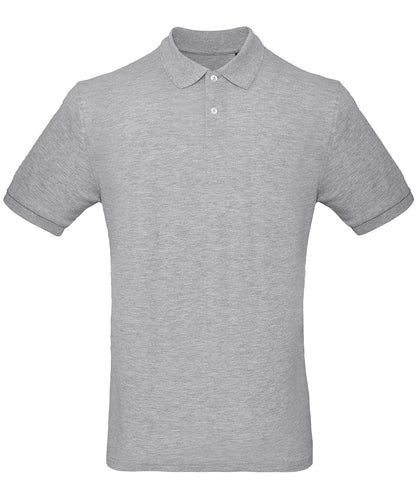 B&C Collection B&C Inspire Polo /men Heather Grey