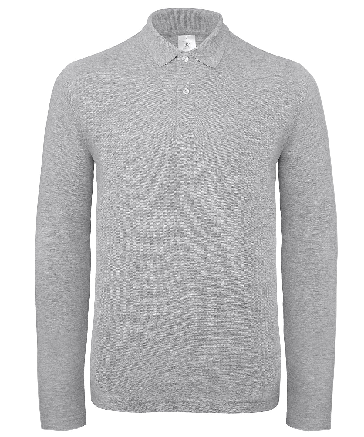 B&C Collection B&C ID.001 LSL Heather Grey