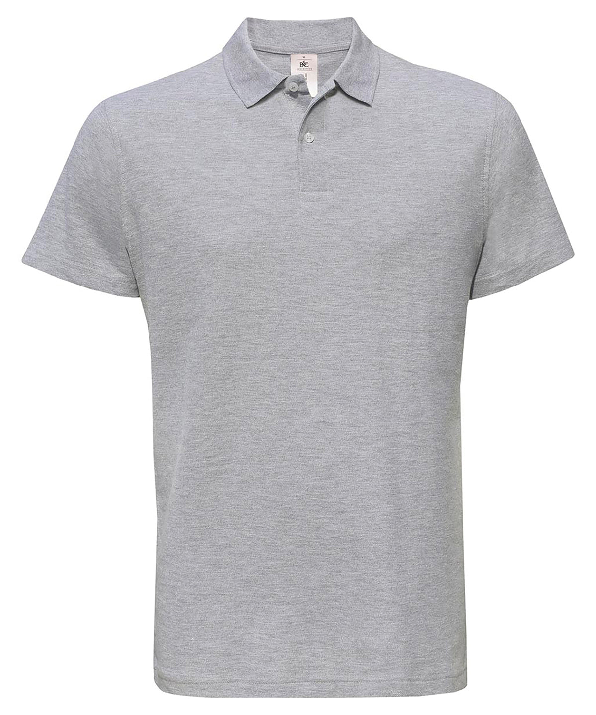 B&C Collection B&C ID.001 polo Heather Grey