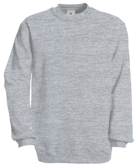 B&C Collection B&C Set-in sweatshirt Heather Grey*
