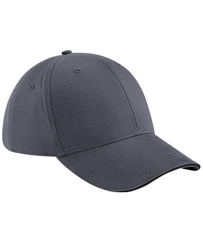 Beechfield Athleisure 6-panel cap Graphite Grey/Black
