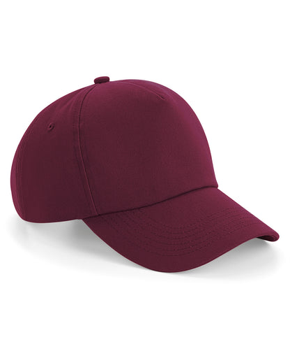 Beechfield Authentic 5-panel cap Burgundy
