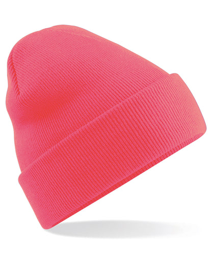 Beechfield Original cuffed beanie Fluorescent Pink