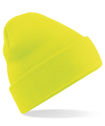 Beechfield Original cuffed beanie Fluorescent Yellow