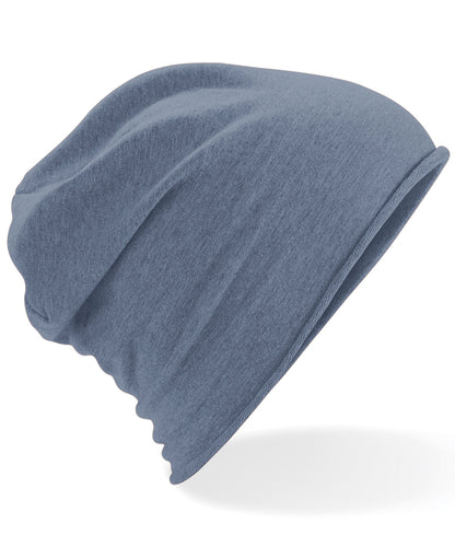 Beechfield Jersey beanie Denim Blue