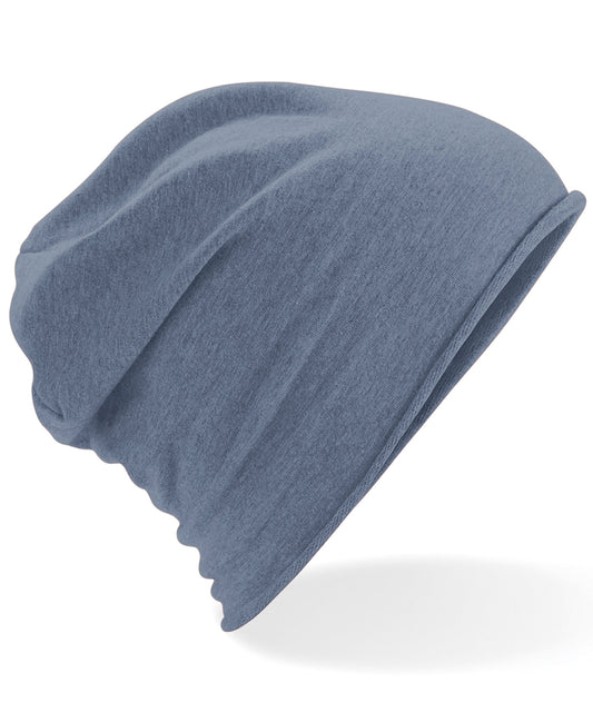 Beechfield Jersey beanie Denim Blue