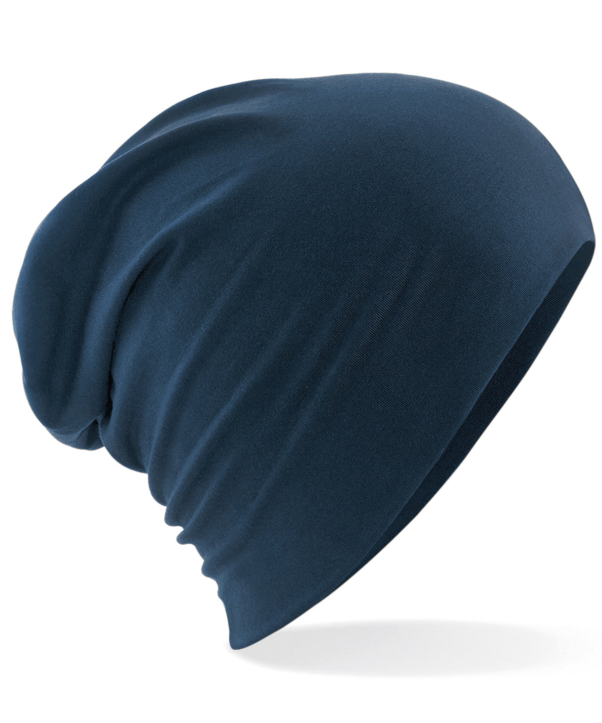 Beechfield Hemsedal cotton slouch beanie French Navy