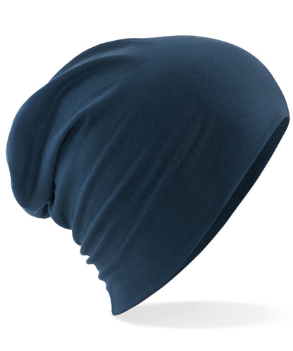 Beechfield Hemsedal cotton slouch beanie French Navy