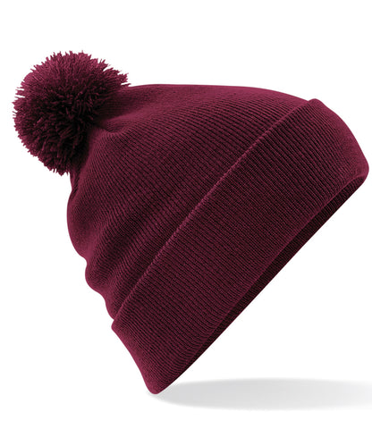Beechfield Original pom pom beanie Burgundy