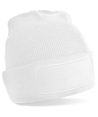 Beechfield Original patch beanie White