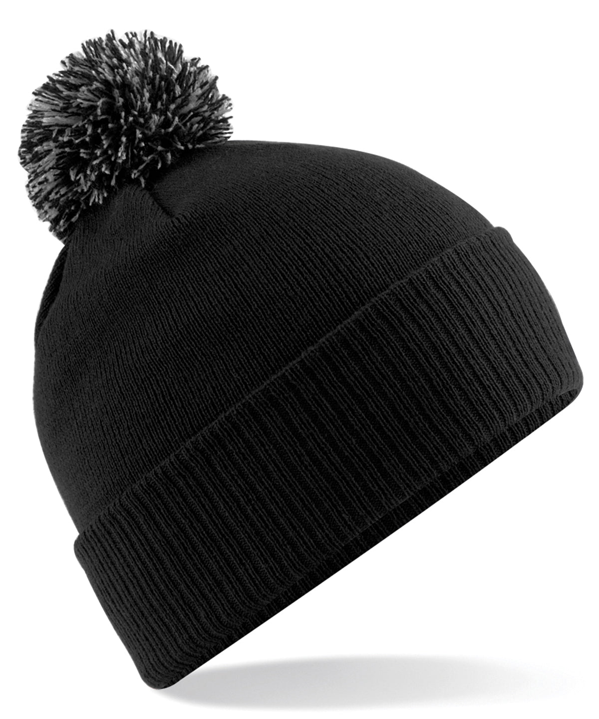 Beechfield Snowstar® beanie Black/Graphite Grey