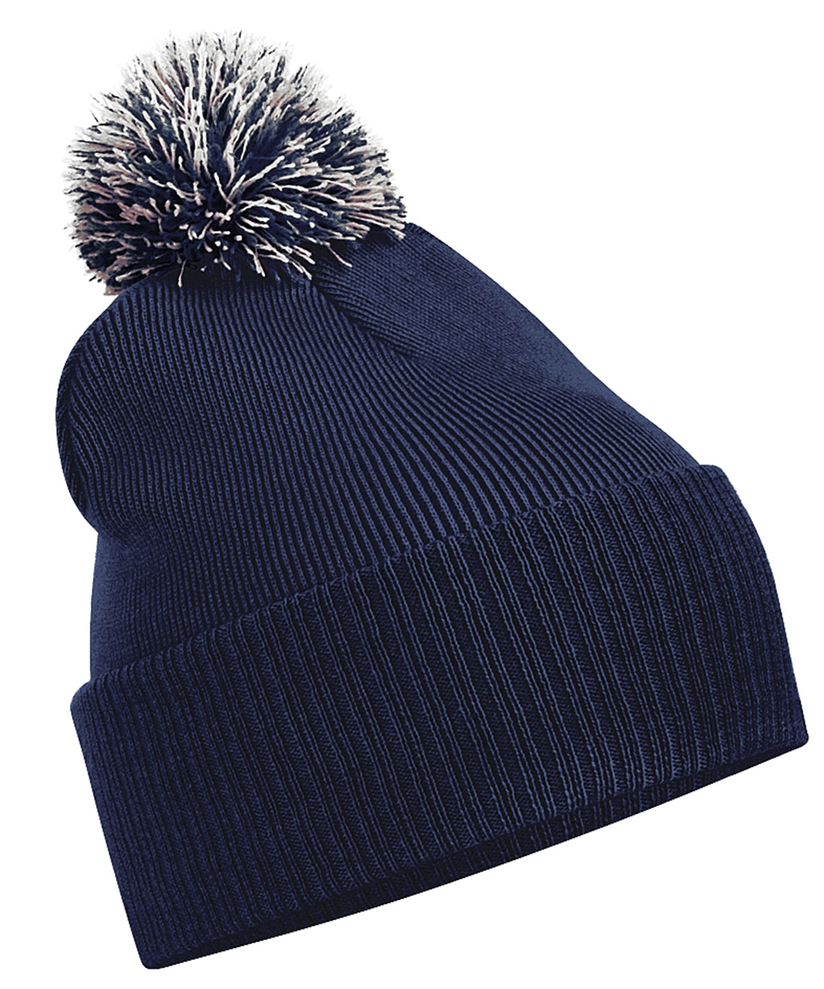 Beechfield Snowstar® beanie French Navy/Light Grey