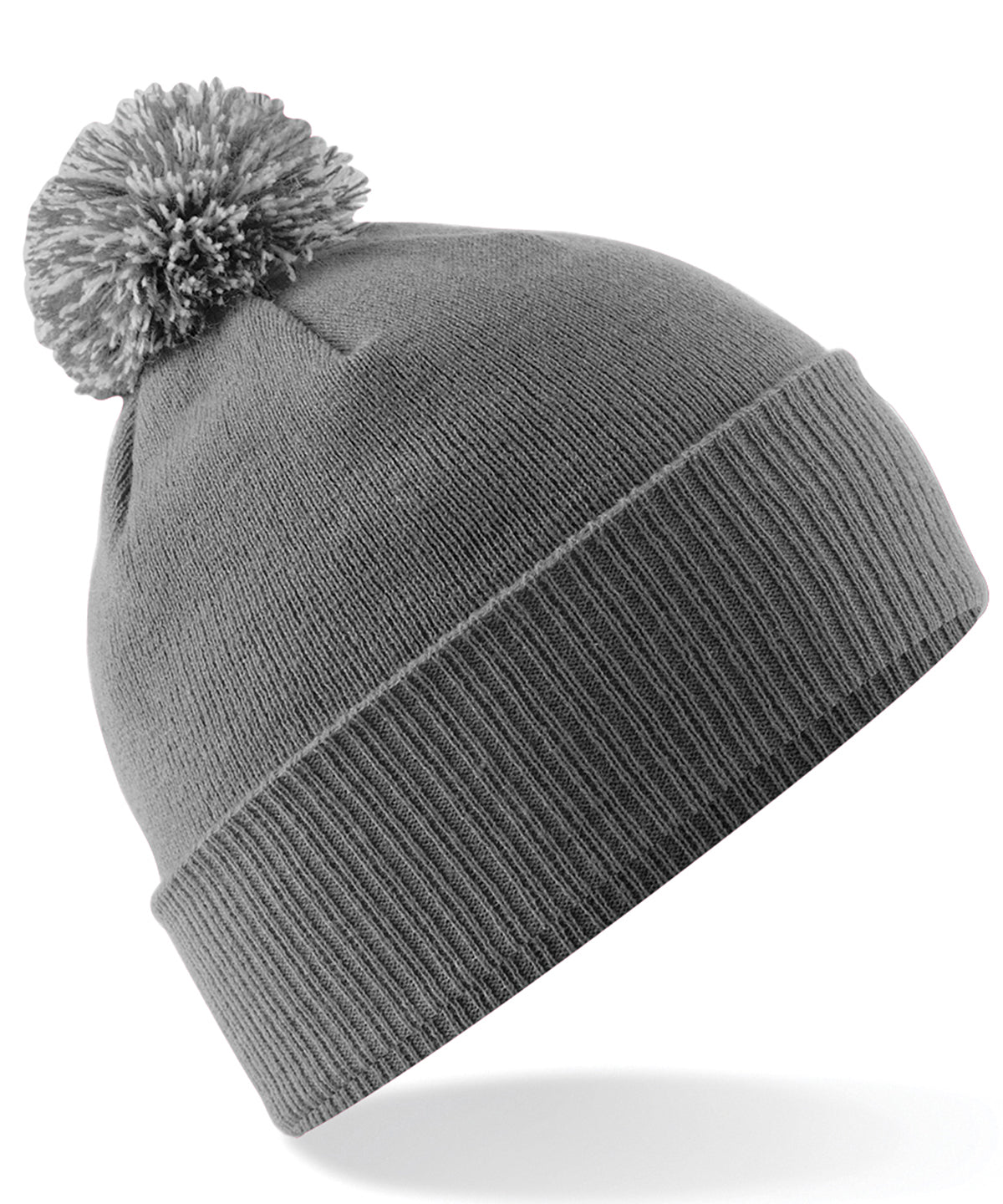 Beechfield Snowstar® beanie Graphite Grey/Light Grey