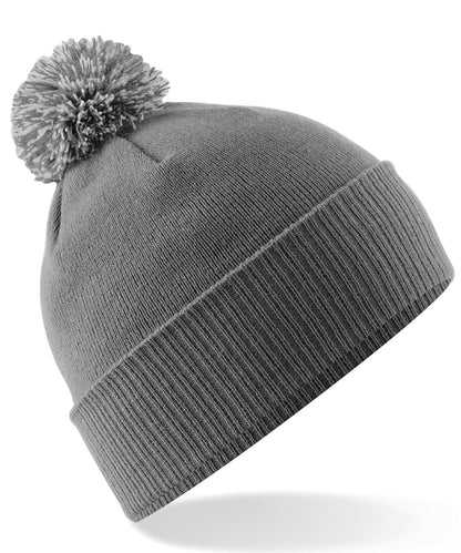 Beechfield Snowstar® beanie Graphite Grey/Light Grey