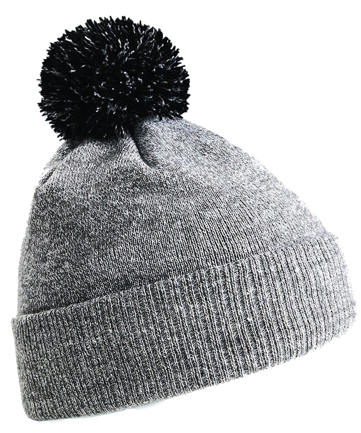 Beechfield Snowstar® beanie Heather Grey/Black