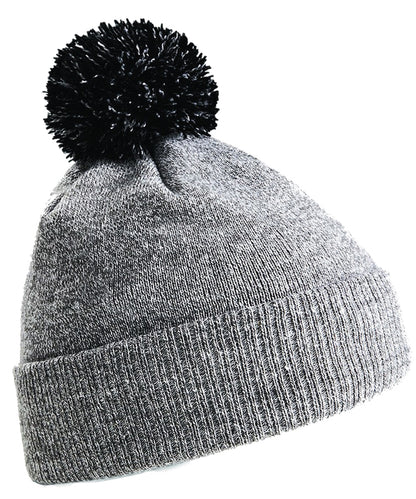 Beechfield Snowstar® beanie Heather Grey/Black