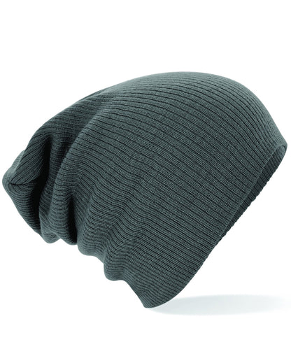 Beechfield Slouch beanie Smoke Grey