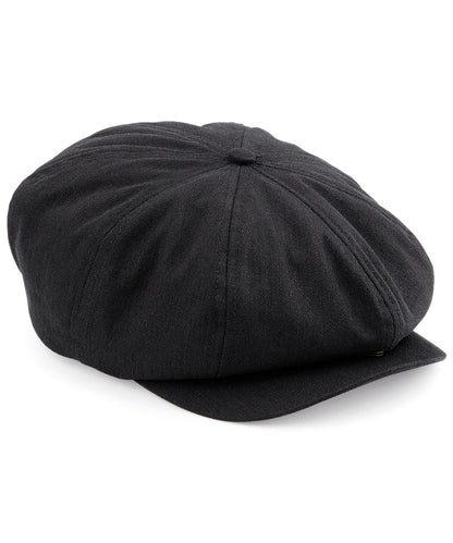 Beechfield Newsboy cap Black