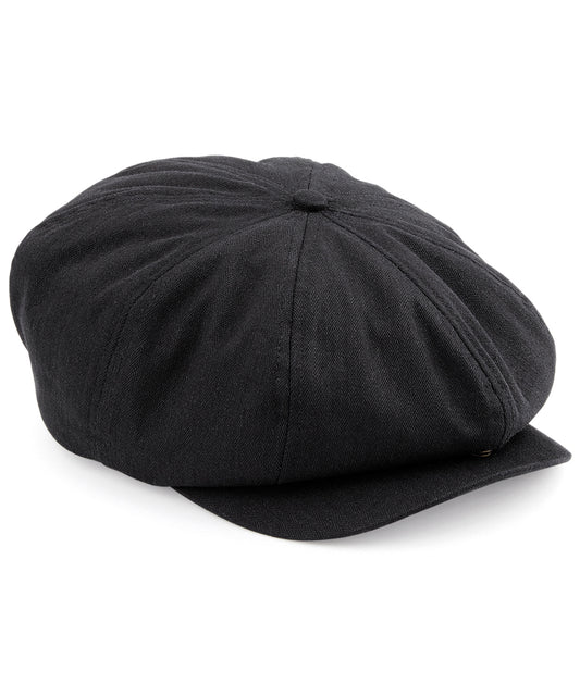 Beechfield Newsboy cap Black
