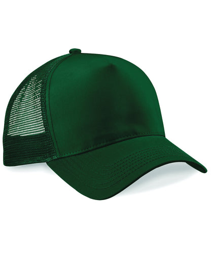 Beechfield Snapback trucker Bottle Green/Bottle Green