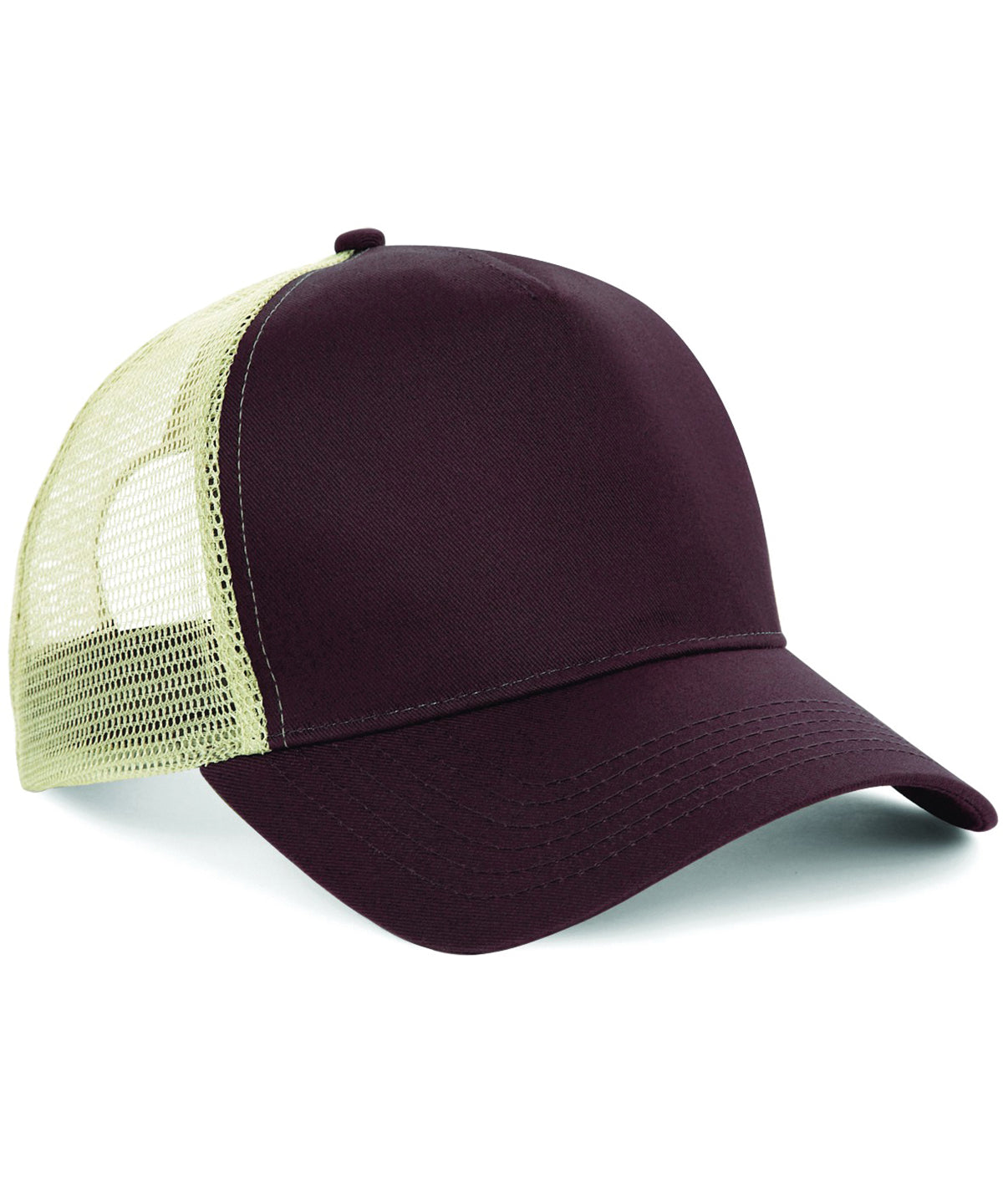 Beechfield Snapback trucker Chocolate/Caramel