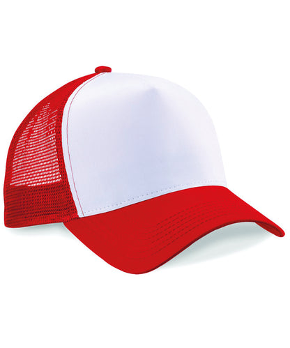 Beechfield Snapback trucker Classic Red/White