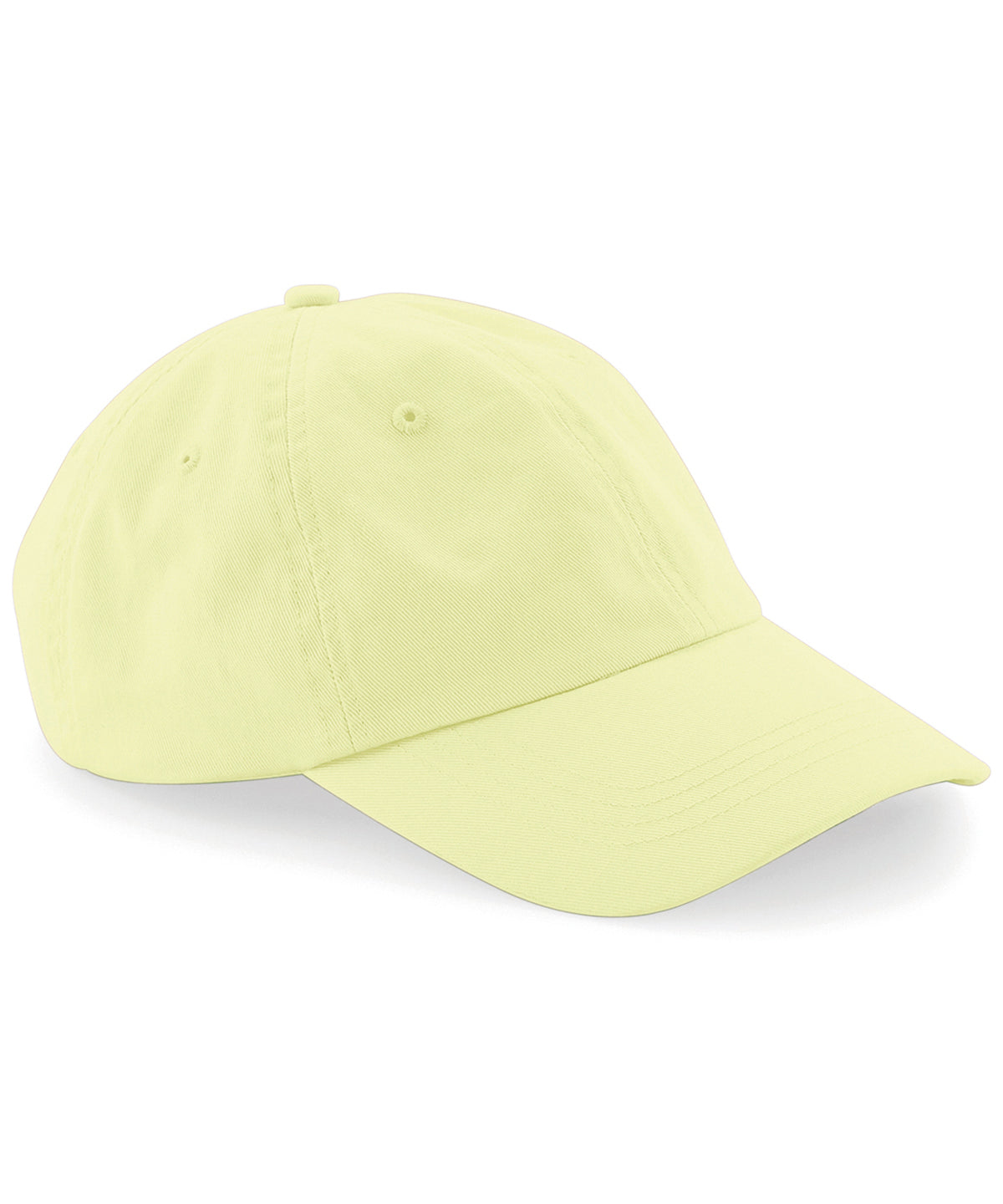 Beechfield Low-profile 6-panel dad cap Pastel Lemon