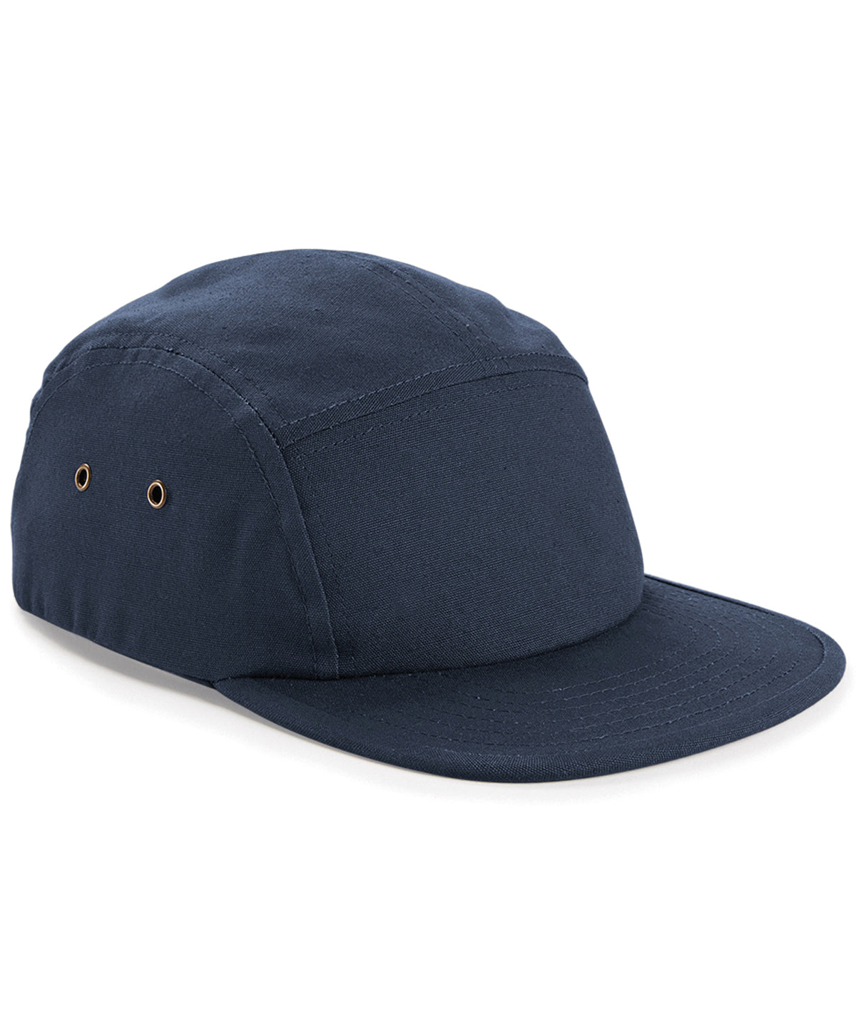 Beechfield Canvas 5-panel camper cap Navy
