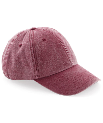 Beechfield Low-profile vintage cap Vintage Red