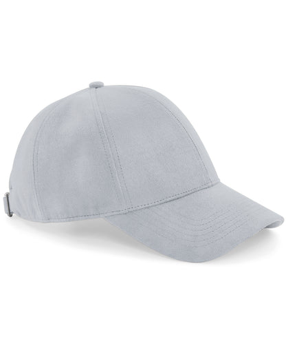Beechfield Faux suede 6-panel cap Light Grey