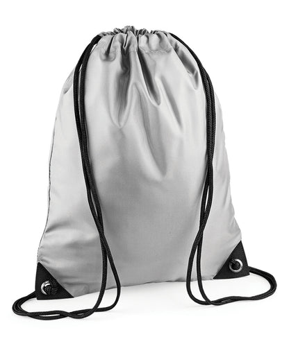 BagBase Premium gymsac Silver