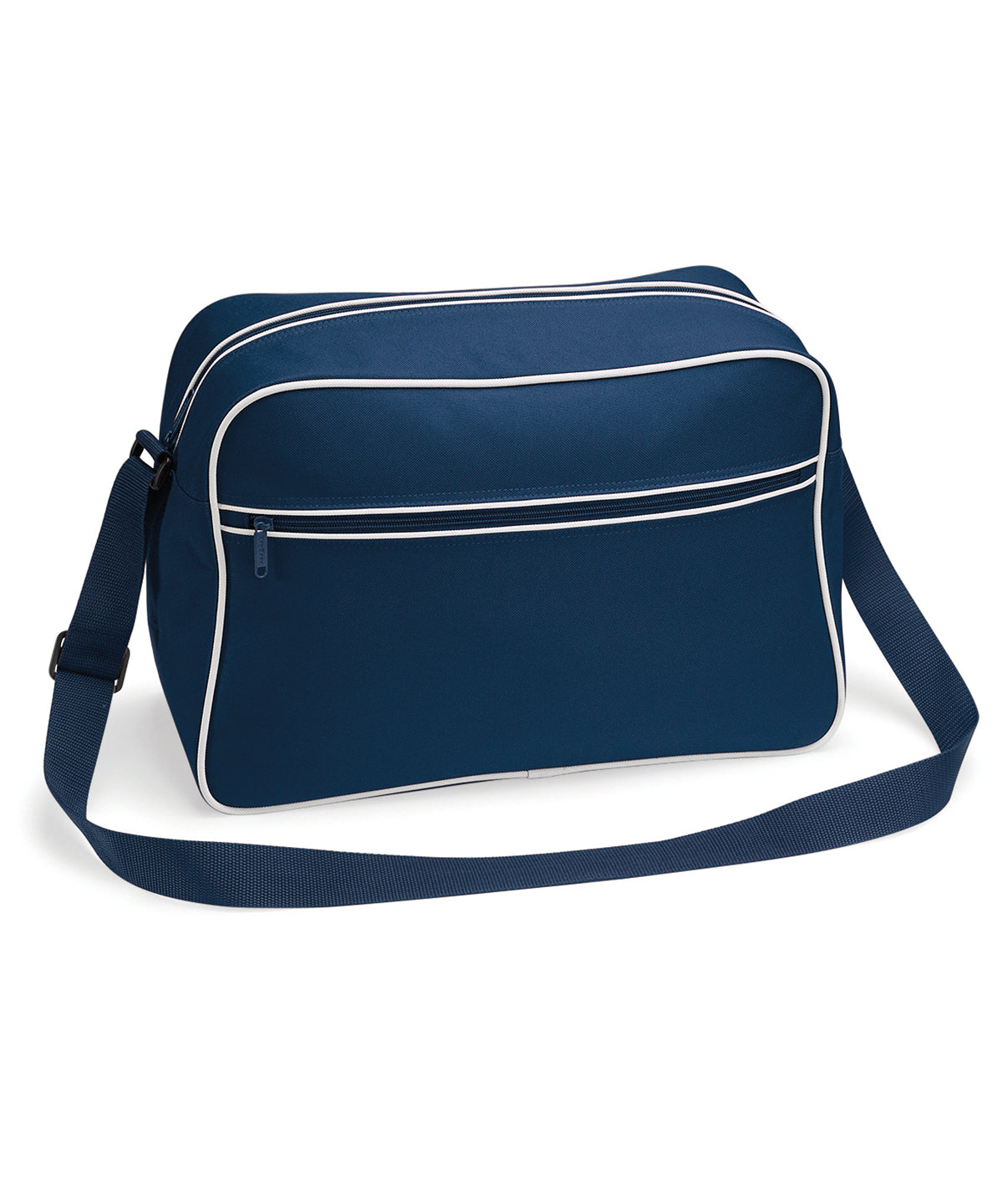 BagBase Retro shoulder bag French Navy/White