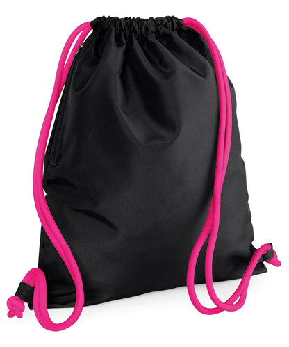 BagBase Icon gymsac Black/Fuchsia