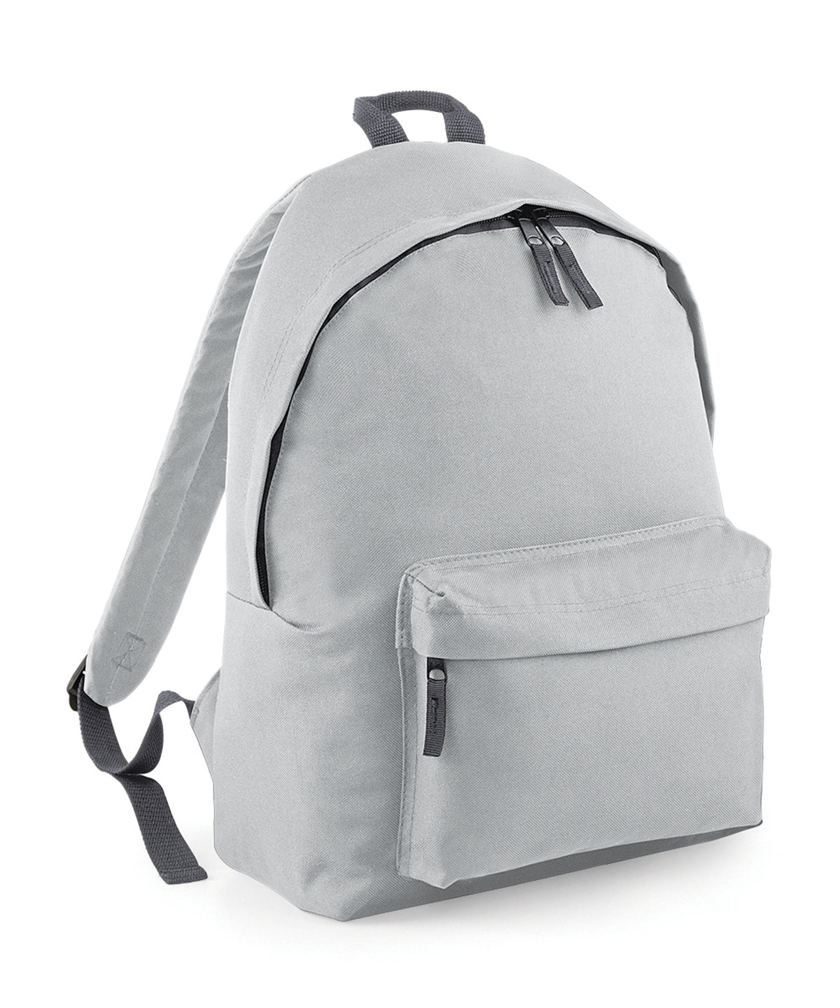 BagBase Original fashion backpack Light Grey/Graphite Grey