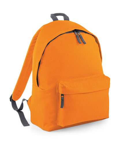 BagBase Original fashion backpack Orange/Graphite Grey