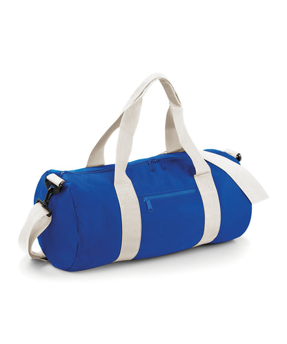 BagBase Original barrel bag Bright Royal/Off White