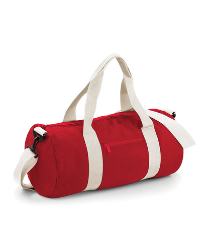BagBase Original barrel bag Classic Red/Off White