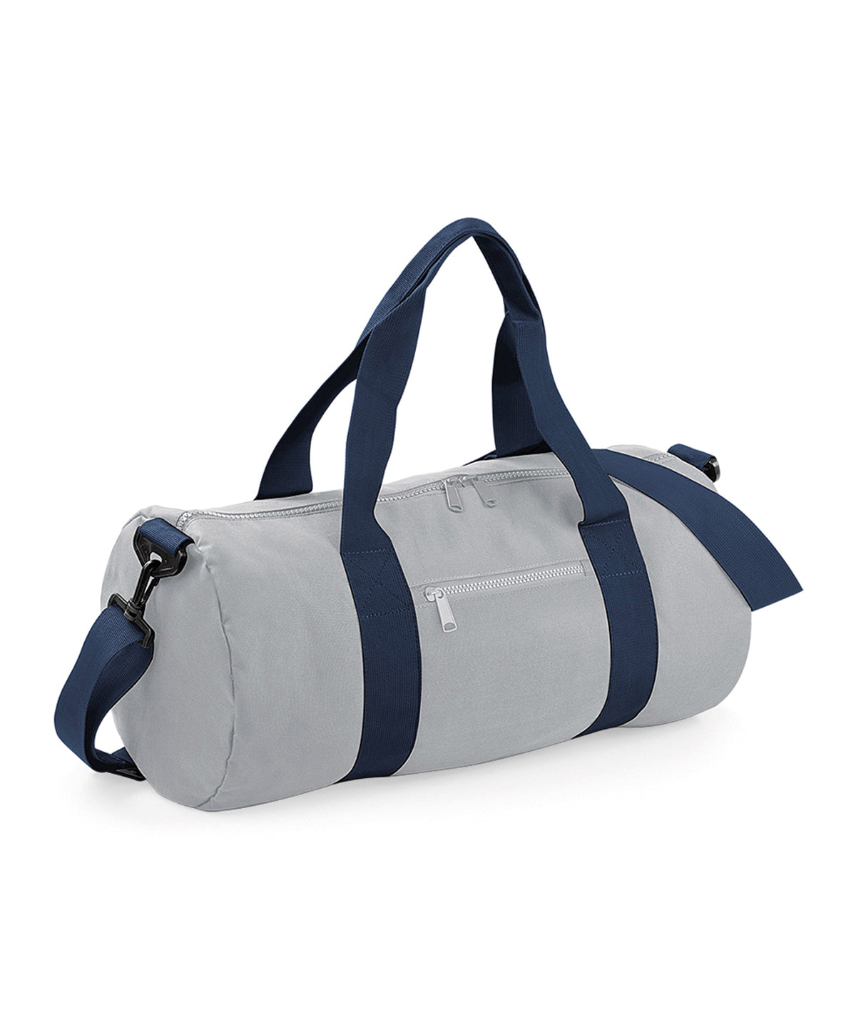 BagBase Original barrel bag Light Grey/French Navy