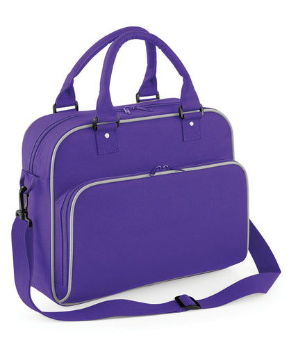 BagBase Junior dance bag Purple/Light Grey