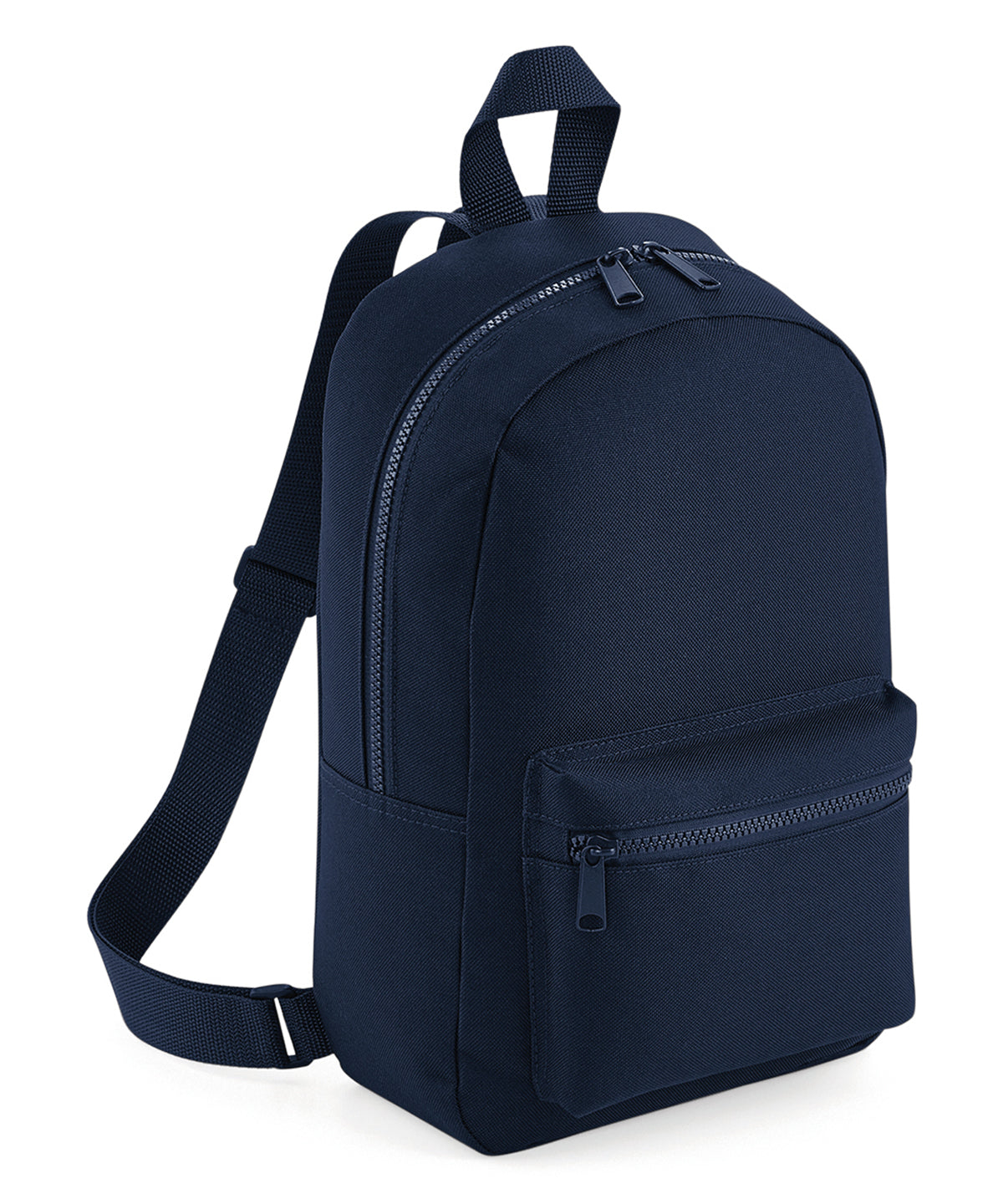 BagBase Mini essential fashion backpack French Navy