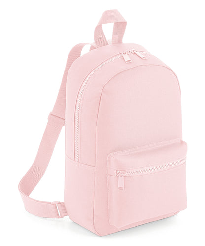 BagBase Mini essential fashion backpack Powder Pink