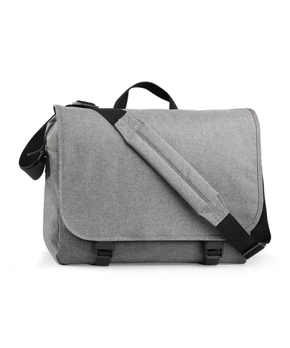 BagBase Two-tone digital messenger Grey Marl