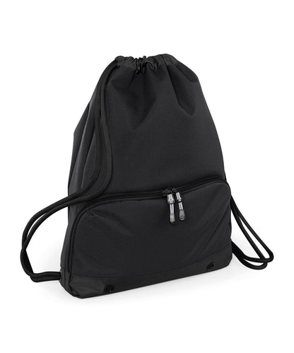 BagBase Athleisure gymsac Black/Black