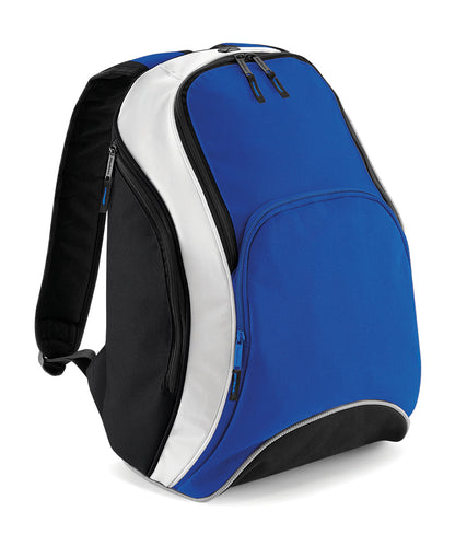 BagBase Teamwear backpack Bright Royal/Black/White