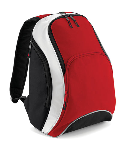 BagBase Teamwear backpack Classic Red/Black/White